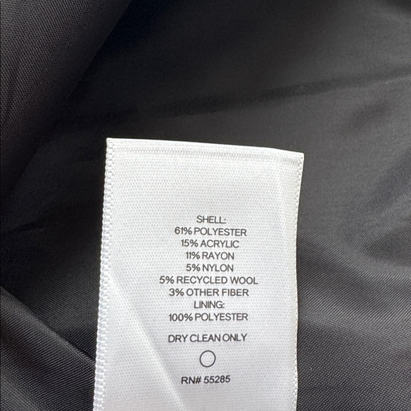 Express Faux Fur Leopard Print Single Breasted Pea Coat Black/Tan Size M - Picture 14 of 14